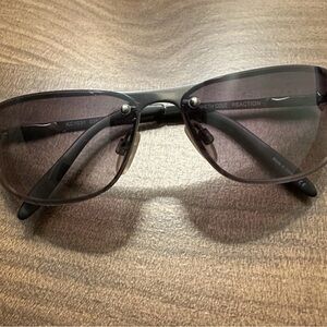 Kenneth Cole Reaction Dark Gray Aviator Sunglasses